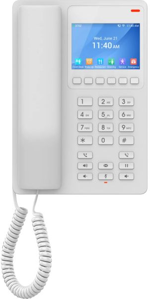 Grandstream 2 Line 3.5'' Color LCD WiFi 6 Hotel Phone White | GHP630W — image 2