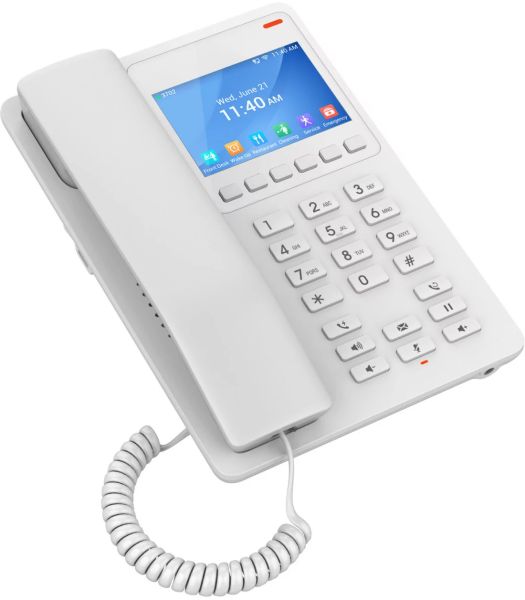 Grandstream 2 Line 3.5'' Color LCD WiFi 6 Hotel Phone White | GHP630W — image 4