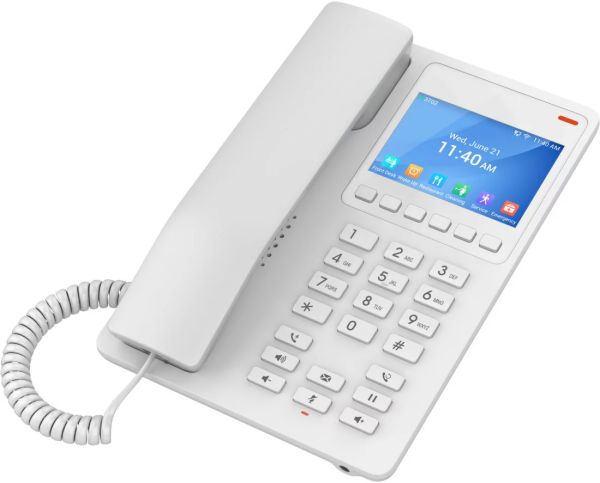 Grandstream 2 Line 3.5'' Color LCD WiFi 6 Hotel Phone White | GHP630W — image 5
