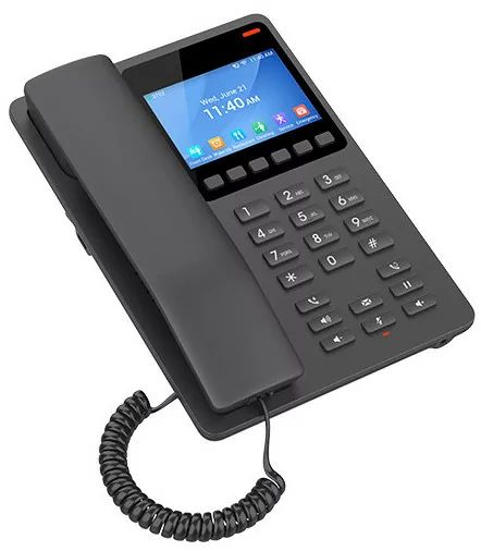 Grandstream 2 Line 3.5'' Color LCD Hotel Phone Black | GHP631 — image 3