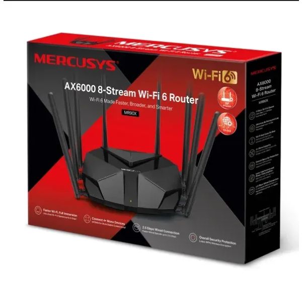 Mercusys AX6000 Dual Band WiFi 6 Router | MRC-MR90X — image 3