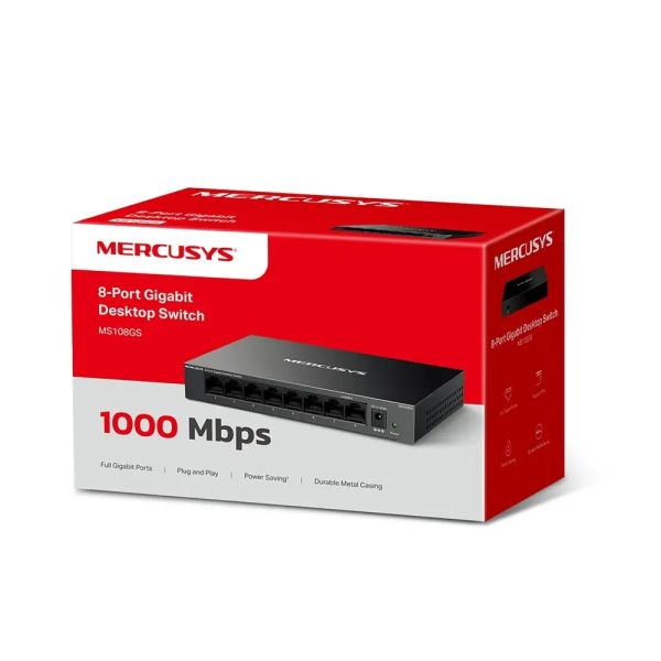 Mercusy 8-Port Gigabit Desktop Switch | MS108GS — image 4