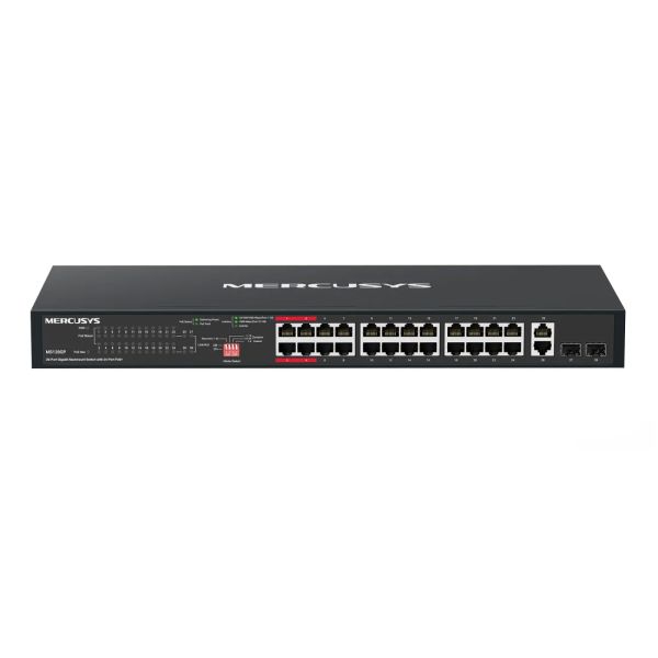 Mercusys 28-Port Gigabit Rackmount Switch with 24-Port PoE+ | MS128GP — image 2