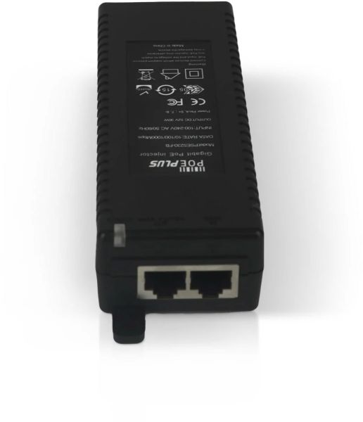 Gigabit Power over Ethernet (PoE) Injector. 48V, 0.575A, Passive, 30W — image 2