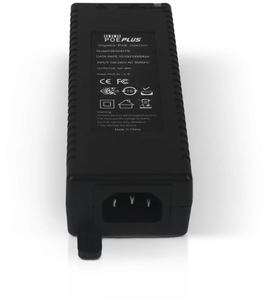 Gigabit Power over Ethernet (PoE) Injector. 48V, 0.575A, Passive, 30W — image 4