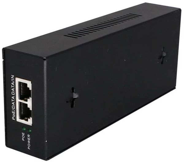 Gigabit Power over Ethernet (PoE) 55V, 1.63Amp 90 Watt (2 x RJ45) & Cord. — image 4