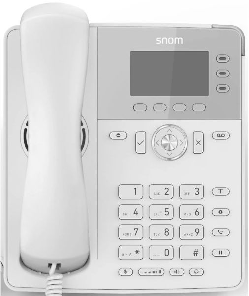 Snom D717 6-line Desktop SIP Phone in White - No PSU Included - Wide Colour TFT Display - USB — image 2