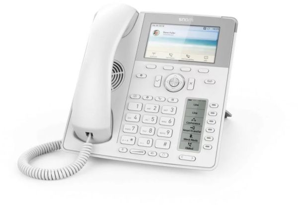Snom D785 12-line Desktop SIP Phone in White - No PSU Included - Hi-Res 4.3" Colour Display - USB — image 2