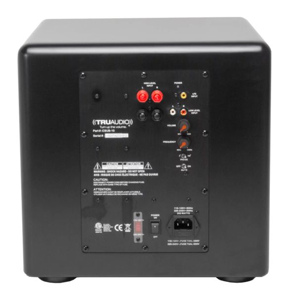 TruAudio Compact Series 10" Powered Subwoofer, Dual Passive Radiators, 250W — image 4