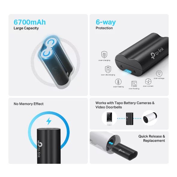 TP-Link Tapo Battery Pack for Tapo C420 Cameras | Tapo A100 — image 2