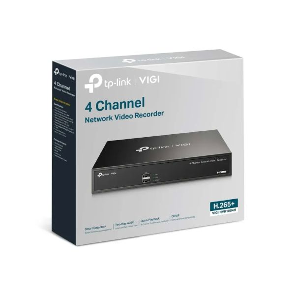 TP-Link VIGI  4-Channel 4K H.265+ Network Video Recorder | NVR1004H — image 4