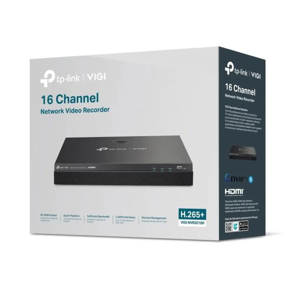 TP-Link VIGI 16-Channel 4K Network Video Recorder | NVR2016H — image 4