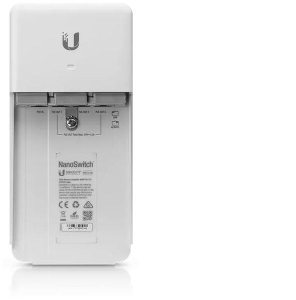 Ubiquiti UISP 4 Port Gigabit with 3 PoE Out Port NanoSwitch | N-SW — image 4