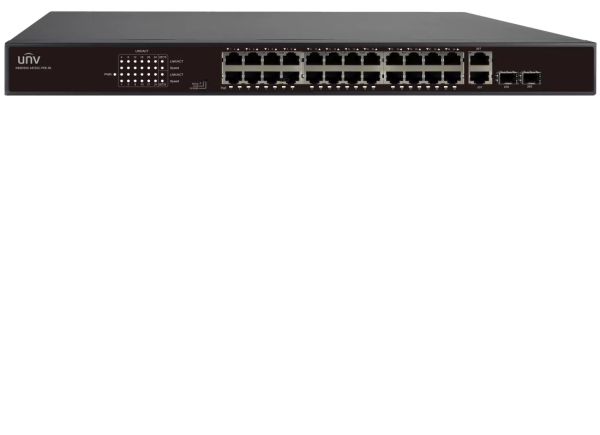 Uniview 24 Port 10/100 PoE Ethernet Switch | NSW2020-24T2GC-POE-IN — image 2