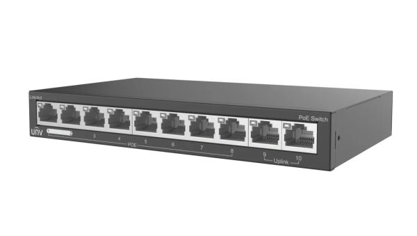 Uniview UNV 8-Port PoE Switch 88W with 2 Uplinks | NSW2020-10T-POE-IN — image 2