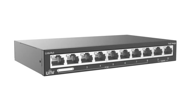 Uniview UNV 8-Port PoE Switch 88W with 2 Uplinks | NSW2020-10T-POE-IN — image 3