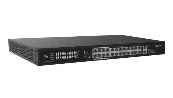 UNV - 24 x PoE Ports, 2 x Combo Ports, MAX Capacity 370W, 30W Per Port — image 2