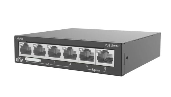Uniview UNV 6-Port Unmanaged PoE Switch | NSW2020-6T-POE-IN — image 2