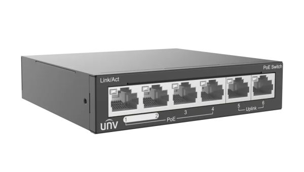 Uniview UNV 6-Port Unmanaged PoE Switch | NSW2020-6T-POE-IN — image 3
