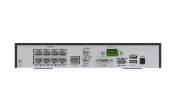 Uniview UNV Easy Series 8 Channel NVR with PoE & 1 HDD slots | NVR301-08E-P8-IQ — image 4