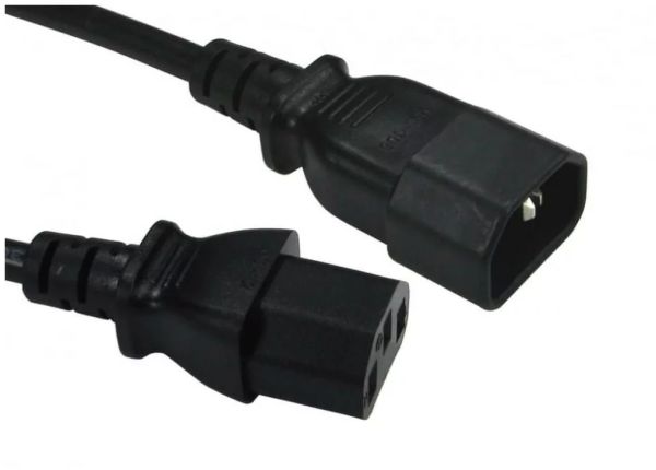 Power Cord - Kettle Cord (C13) Male-Female Extension Cable, 1.8 Meter — image 2