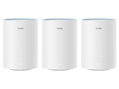 Cudy Dual Band WiFi 5 1200Mbps Fast Ethernet Mesh 3 Pack — image 1