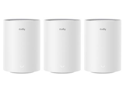 Cudy Dual Band WiFi 6 3000Mbps Multi-Gigabit Mesh 3-Pack — image 1