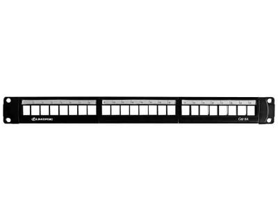 Linkbasic 24 Port Cat6a Rack Mount Patch Panel — image 1