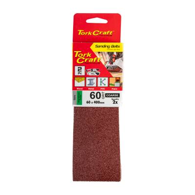 SANDING BELT 60 X 400MM 60GRIT 2/PACK ( FOR TRITON PALM SANDER) — image 1