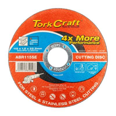 CUTTING DISC STEEL & SS 115 x 1.0 x 22.2 MM 4X MORE PERFORMANCE — image 1