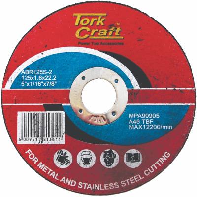 CUTTING DISC STEEL 125 X 1.6 X 22.2MM — image 1