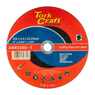 CUTTING DISC FOR STEEL 230 X 2.0 X 22.22MM — image 1