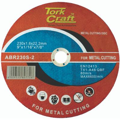 CUTTING DISC STEEL AND SS 230 X 1.6 X 22.22MM — image 1