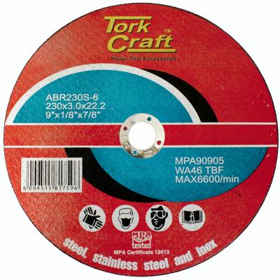 CUTTING DISC STEEL AND SS 230 X 3.0 22.22MM — image 1