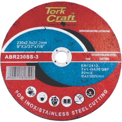 CUTTING DISC STAINLESS STEEL 230 x 2.5 22.22MM — image 1