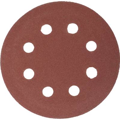 SANDING DISC 115MM 240 GRIT WITH HOLES 10/PK HOOK AND LOOP — image 1