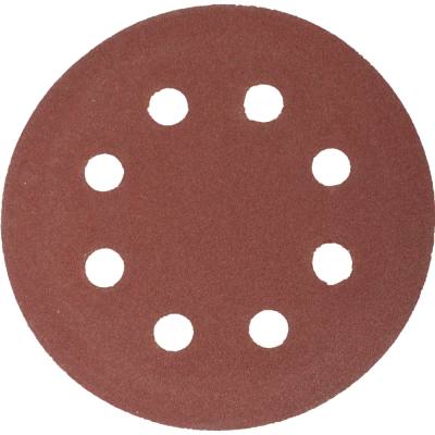 SANDING DISC 125MM 40 GRIT WITH HOLES 10/PK HOOK AND LOOP — image 1