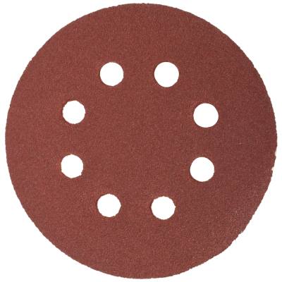SANDING DISC 125MM 60 GRIT WITH HOLES 10/PK HOOK AND LOOP — image 1