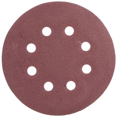 SANDING DISC 125MM 180 GRIT WITH HOLES 10/PK HOOK AND LOOP — image 1