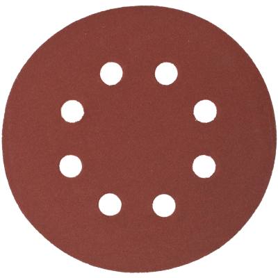 SANDING DISC 125MM 240 GRIT WITH HOLES 10/PK HOOK AND LOOP — image 1