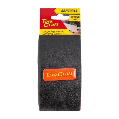SANDING BLOCK ERGONOMIC 122 X 66 FOR HAND USE BLACK — image 1