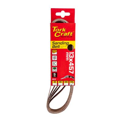 POWERFILE SANDING BELT 13 X 457MM 120 GRIT 5/PK — image 1