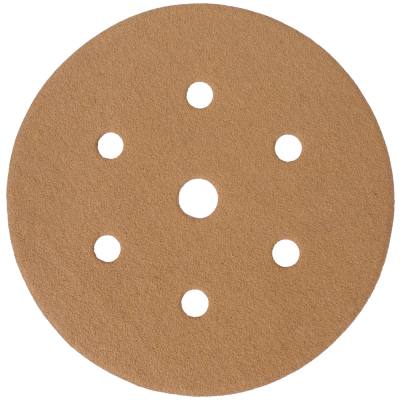 GOLD DISC (50 PIECES) 150 GRIT 150MM X 6+1 HOLES HOOK AND LOOP — image 1
