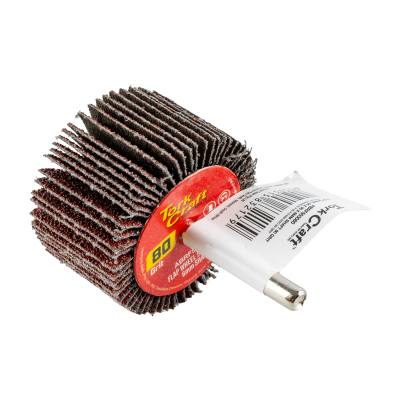 FLAP WHEEL 40 X 30 X 6MM SHAFT 80 GRIT PER EACH — image 1