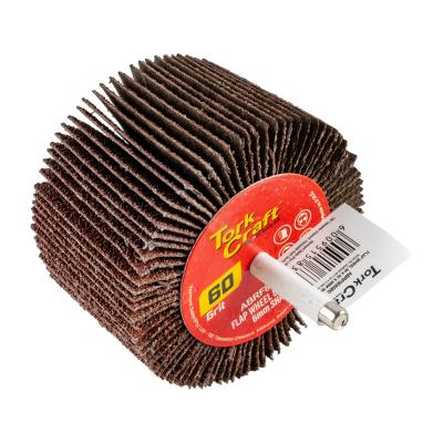 FLAP WHEEL 80 X 50 X 6MM SHAFT 60 GRIT PER EACH — image 1