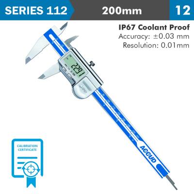 COOLANT PROOF DIGITAL CALIPER WITH CALIB — image 1