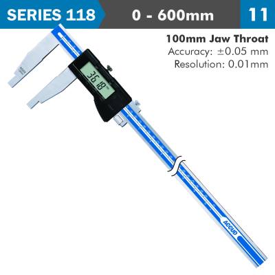 DIG. CALIPER 600MM 0.05MM ACC. S/STELL 0.01MM RES. — image 1