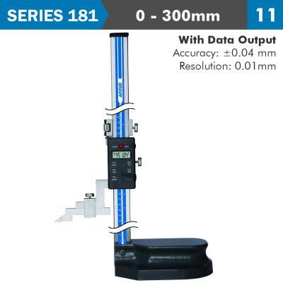 DIG. HEIGHT GAUGE 300MM 0.04MM ACC. 0.01MM RES. S/STEEL — image 1