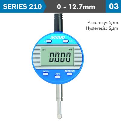 DIG. INDICATOR FLAT & LUG BACK 12.7MM 0.001MM/0.00005' — image 1