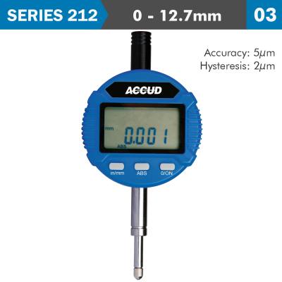 DIGITAL INDICATOR FLAT AND LUG BACK 12.7MM/0.5' — image 1
